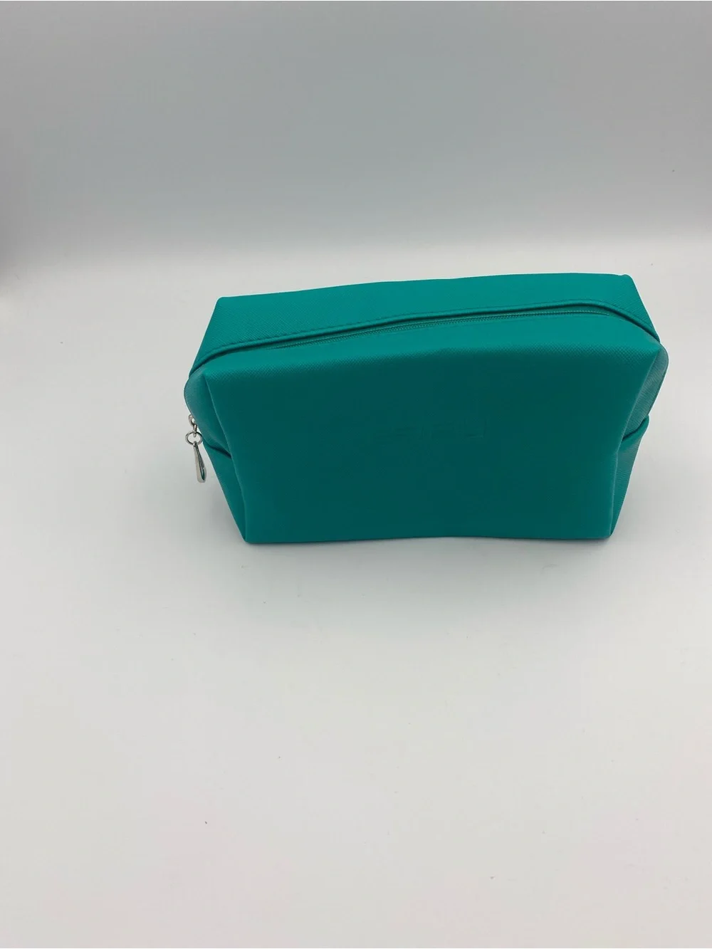 ipsy Assorted Colorful Cosmetic Pouch Set - Pink Heart & Blue 'Power Moves'